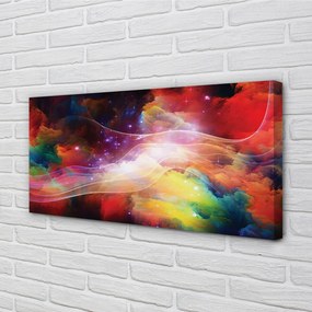 Obraz drukowany na płótnie Falująca Abstrakcja Fraktalna