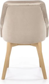 Tapicerowane krzesło do jadalni na drewnianych nogach Toledo 2 Halmar