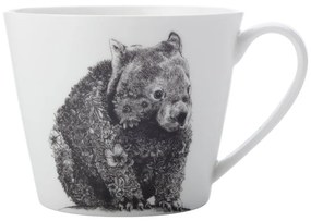 Biały porcelanowy kubek Maxwell &amp; Williams Marini Wombat, 450 ml