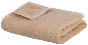 Beżowy bawełniany ręcznik frotte 50x100 cm Simple – Casa Selección