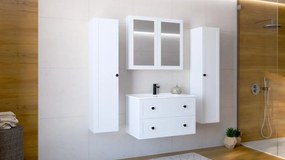 Szafka pod umywalkę TORETO 2S 80cm biały mat HALMAR