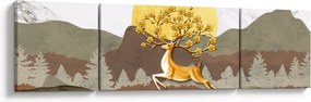 Obraz jelenia (170x50 cm)