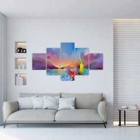 Obraz - Zachód słońca (125x70 cm)