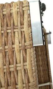 Zestaw rattanowy MALIBU dla 2 osób (beżowo-brązowy)