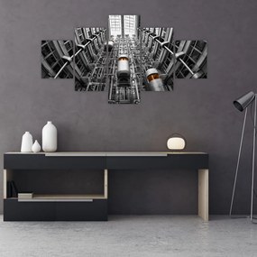 Obraz wind w budynku (125x70 cm)