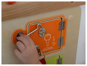 Masterkidz nauka otwierania i zamykania zamków ścienna tablica manipulacyjna