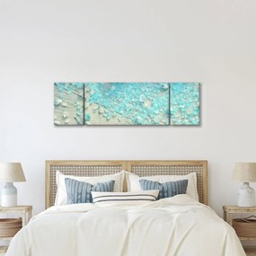 Obraz - Nadmorska atmosfera w turkusowych odcieniach (170x50 cm)