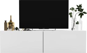 Ścienna szafka rtv biała K7-G91