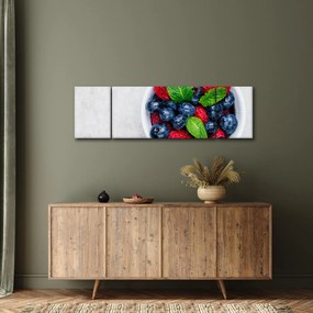Obraz- miska z leśnymi owocami (170x50 cm)