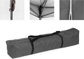 Automatyczny namiot ogrodowy 3x3 m z oknami Gardenia 4W-GY, szary