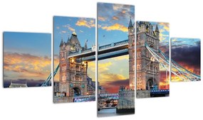 Obraz - Tower Bridge, Londyn, Anglia (125x70 cm)