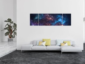 Obraz - Nocne niebo (170x50 cm)