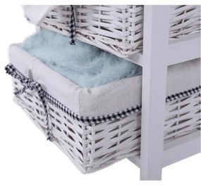 Komoda Ruby biały, 73 cm