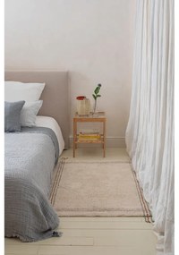 Kremowy bawełniany dywan tkany ręcznie odpowiedni do prania 90x130 cm Cuisine Natural – Lorena Canals