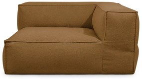 Brązowy worek do siedzenia z materiału bouclé Mass Corner 150 Right – SLOWDOWN
