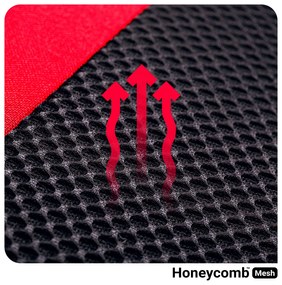 Materiałowy fotel gamingowy Diablo X-Player 2.0 Normal Size, karmazynowo-antracytowy