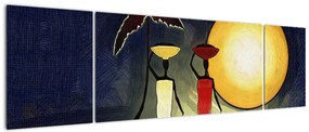 Obraz starożytnego obrazu (170x50 cm)