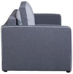 Popielata rozkładana sofa z pojemnikiem - Irlo