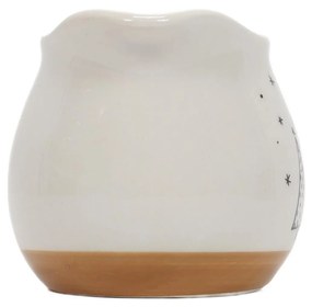 Mlecznik z motywem choinek, 9 cm