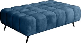 Pufa GAPPA w kolorze CIEMNEGO BŁEKITU w tkaninie MONOLITH WERSAL