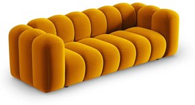 Żółta sofa 228 cm Lupine – Micadoni Home