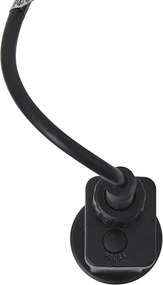 Stojąca lampa zewnętrzna biała 80 cm z LED IP44 - Fungi