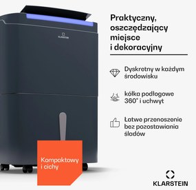 Klarstein DryFy Connect Smart 50L/24h 7L Osuszacz powietrza Antracyt