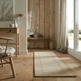 Beżowy chodnik wełniany 60x230 cm – Flair Rugs