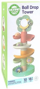 Woopie green drewniany kulodrom tor kulkowy 6el sensoryczne edukacyjny