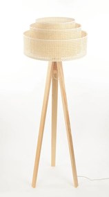 Lampa stojąca BOHO TRI rattan naturalny BPS KONCEPT