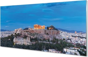 Panel Szklany Klasyczna Panorama Aten
