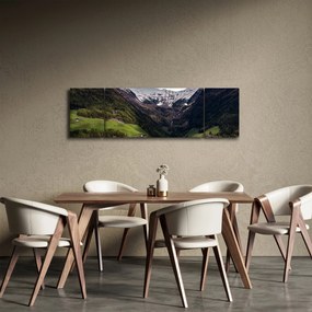 Obraz - Dolina pod górami (170x50 cm)