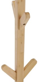 Wieszak stojący B017 NAT, bambus