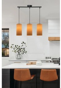 Jasnobrązowa lampa wisząca ø 12 cm Ballo – Candellux Lighting