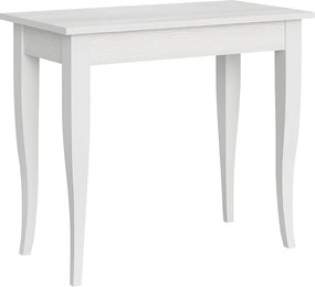 Konsola rozkładana 90x48/308 cm Sciabola Frassino biała