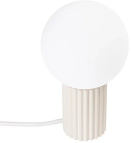 Lampa biurkowa HALO beżowa ryflowana SOLLUX  LIGHTING