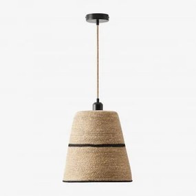 Lampa Sufitowa Karyse Miel - Czarna & Natural Karyse - Sklum