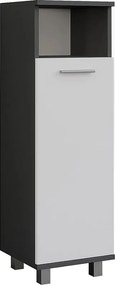 Szafka Midi antracyt/biały 30.2x30x95 ilias