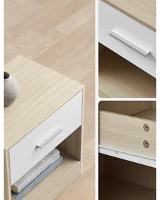 Zestaw szafek nocnych E1081, dąb, 2 szt.