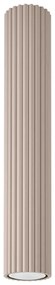 Plafon KARBON 40 taupe ryflowany SOLLUX  LIGHTING