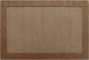 Dywan tuftowany 100% wełna - 200 x 290 cm - Taupe - 1800g/m² - BEREA