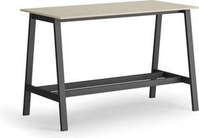 Wysoki stół barowy, 1600 x 800 mm, brzoza