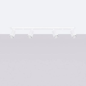 Biała lampa sufitowa 6,5x81 cm Gleam – Nice Lamps