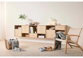 Naturalna niska komoda w dekorze dębu 267x61 cm Mistral – Hammel Furniture