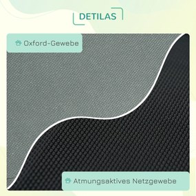 PawHut Leżanka dla Psów z Baldachimem Wysokie Łóżko dla Zwierząt z Oddychającą Taftą Idealne do Odpoczynku | Aosom PL