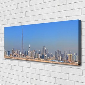 Obraz na płótnie Kolorowe Kamienice o Zmierzchu