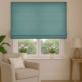 Roleta rzymska na wymiar Enjoy miętowa miękka gruba - do 140 cm