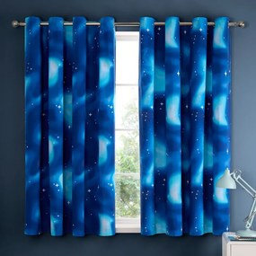 Zasłona dziecięca 2 szt. 168x183 cm Ombre Stars – Catherine Lansfield
