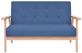 Niebieska sofa 2-osobowa - Estelle