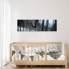 Obraz - Twarz ze stali (170x50 cm)